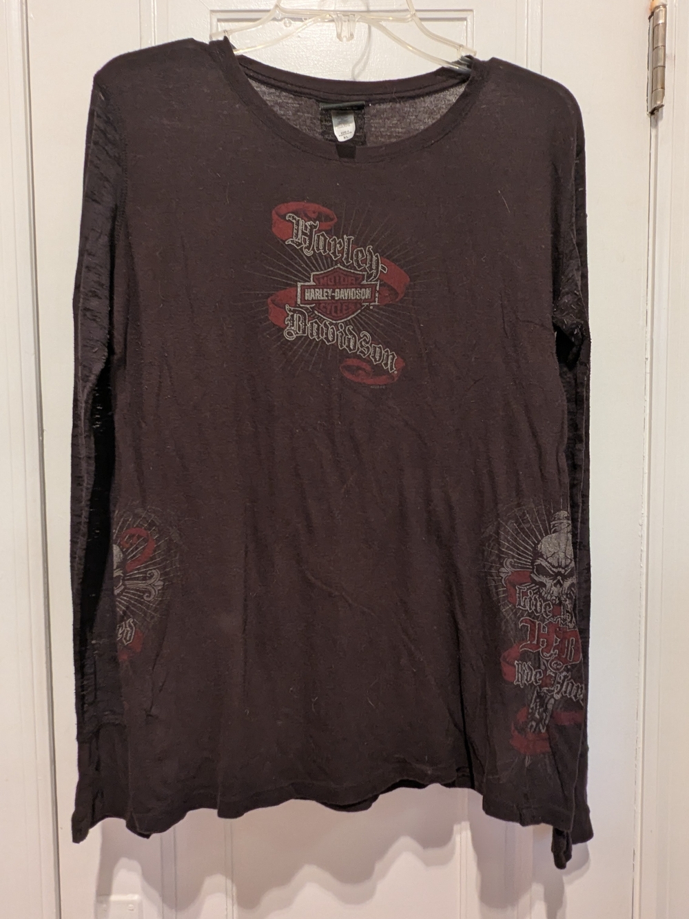 Harley-Davidson Heritage Lisle IL Women's Long Sleeve Graphic Tee
